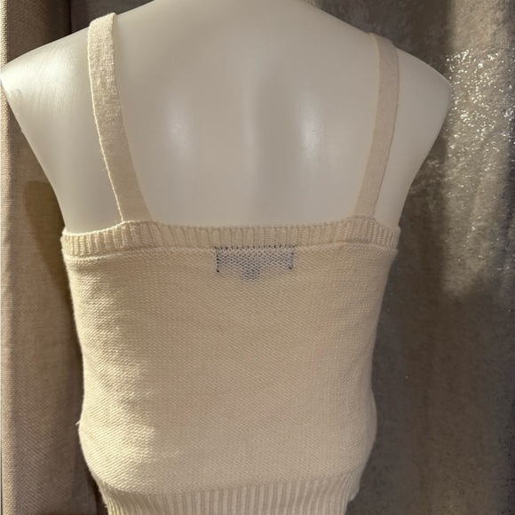Almost Famous Cream Knit Tank Top - Picture 3 of 4